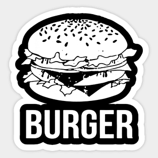 Burger Sticker